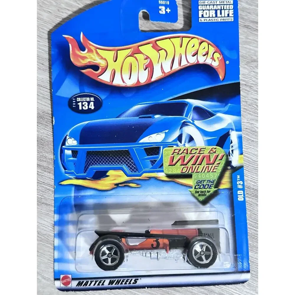 Light Orange Metallic w/ Painted Base 2002 Hot Wheels OLD #3 #134 New H78